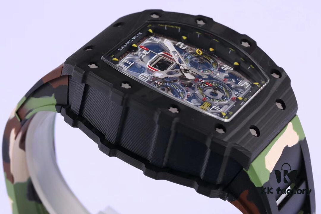 KV Taiwan Factory New Masterpiece Richard Mille RM011-03 NTPT Carbon Fiber Watch