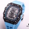 JB Richard Mille RM53-01 Upgraded Version Men's Watch - Carbon Fiber Case with Genuine Tourbillon Movement