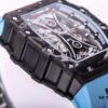 JB Richard Mille RM53-01 Upgraded Version Men's Watch - Carbon Fiber Case with Genuine Tourbillon Movement