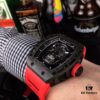 Richard Mille RM052 Series Latest Skull Carbon Fiber Upgrade Edition, Skeleton Design with Carbon Fiber Case and Original Imported Mechanical Movement