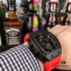 Richard Mille RM052 Series Latest Skull Carbon Fiber Upgrade Edition, Skeleton Design with Carbon Fiber Case and Original Imported Mechanical Movement