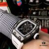 Richard Mille RM055 Series New Diamond-Set Bezel with Original Carbon Fiber Texture