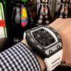 Richard Mille RM055 Series New Diamond-Set Bezel with Original Carbon Fiber Texture