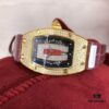 Women's Richard Miller Red Lip Watch with 24K Gold Plating