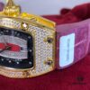 Women's Richard Miller Red Lip Watch with 24K Gold Plating