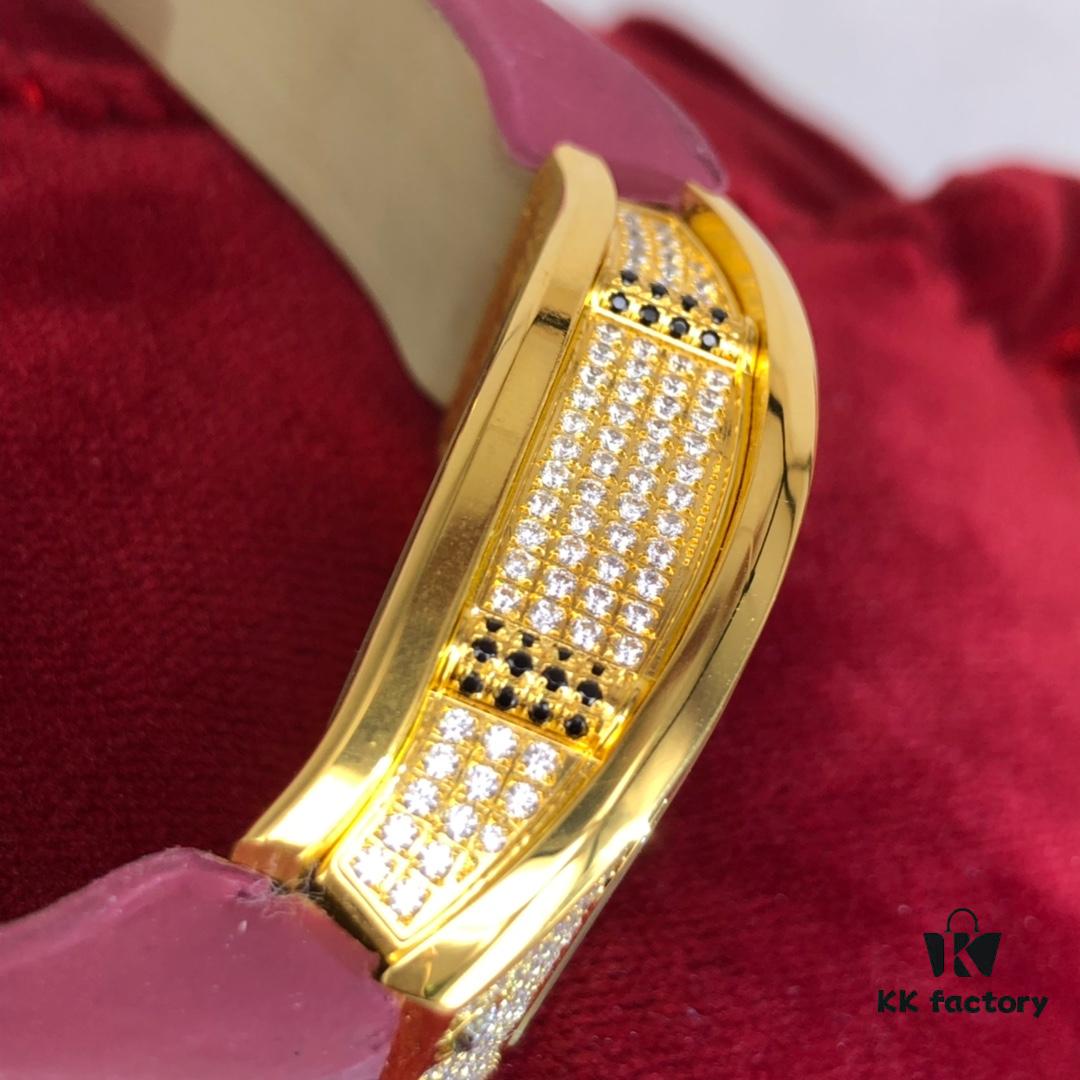 Women's Richard Miller Red Lip Watch with 24K Gold Plating