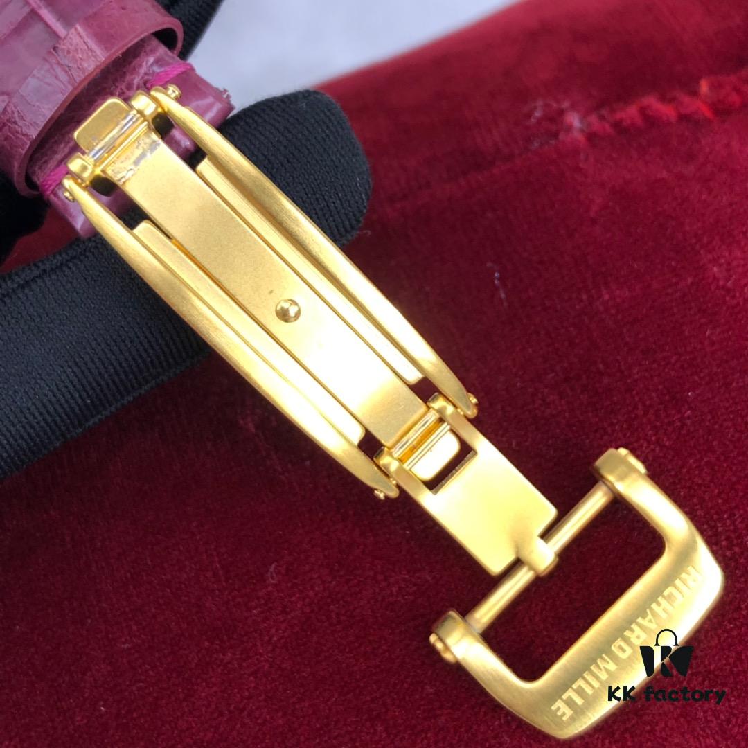 Women's Richard Miller Red Lip Watch with 24K Gold Plating