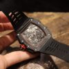 Richard Mille Richard Miller Watch with Carbon Fiber Case, 43*50mm, Waterproof Strap with Original Folding Clasp, Bold and Unique Dial Design for the Individual