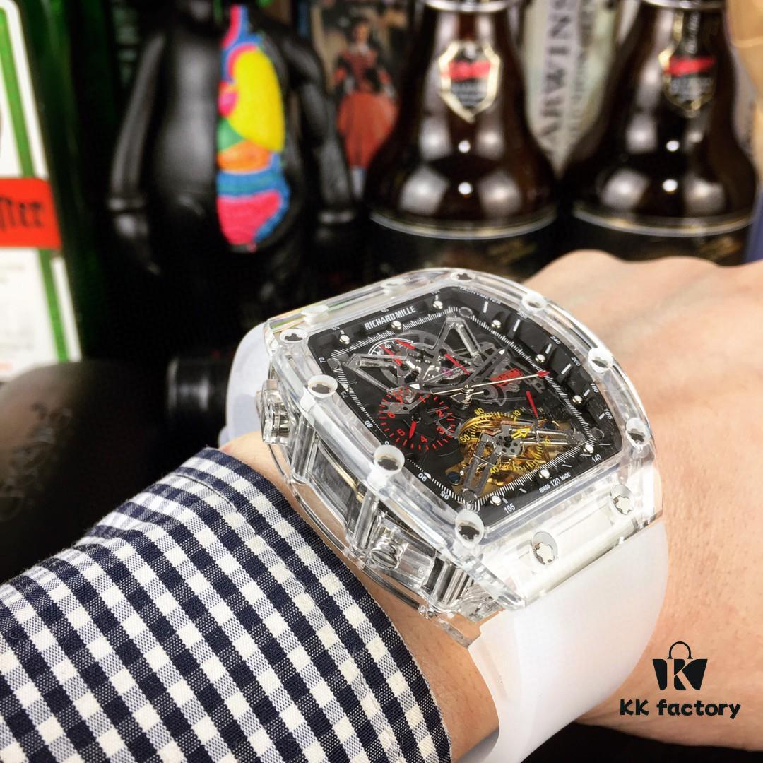 Richard Mille RM011-FM Series Limited Edition Fully Transparent Multi-Function Mechanical Watch