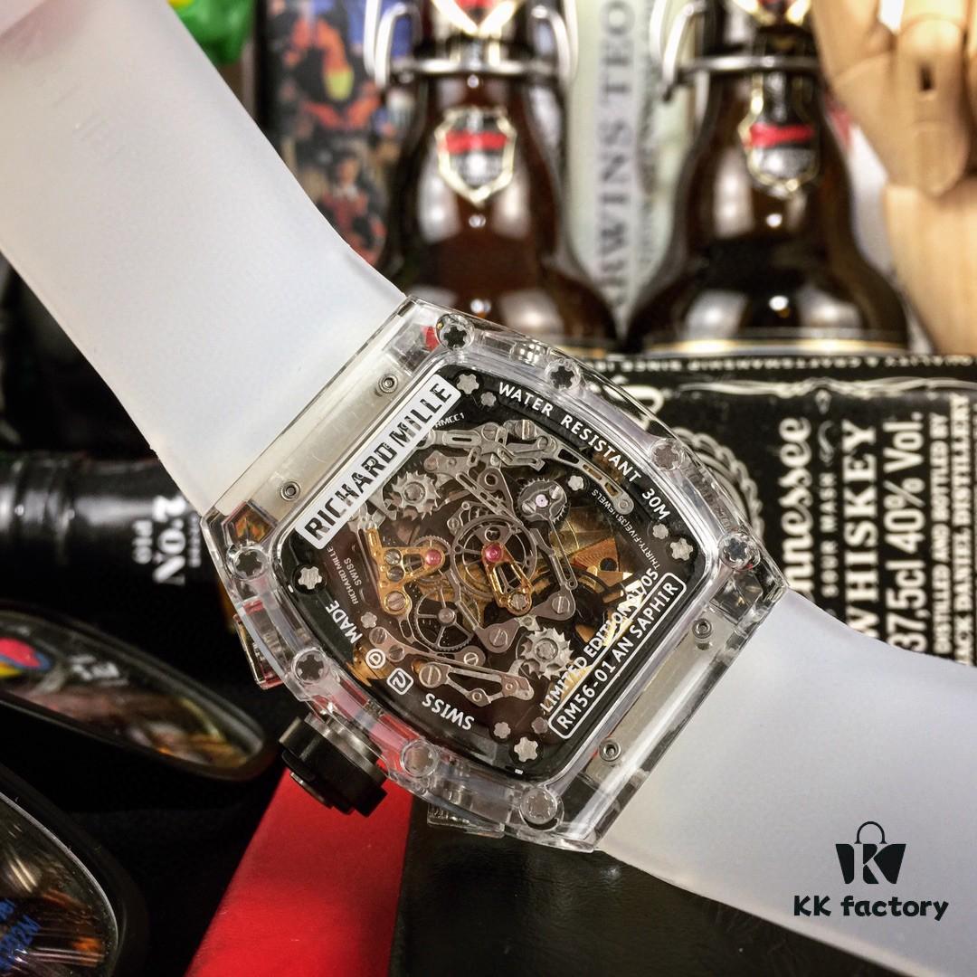 Richard Mille RM011-FM Series Limited Edition Fully Transparent Multi-Function Mechanical Watch