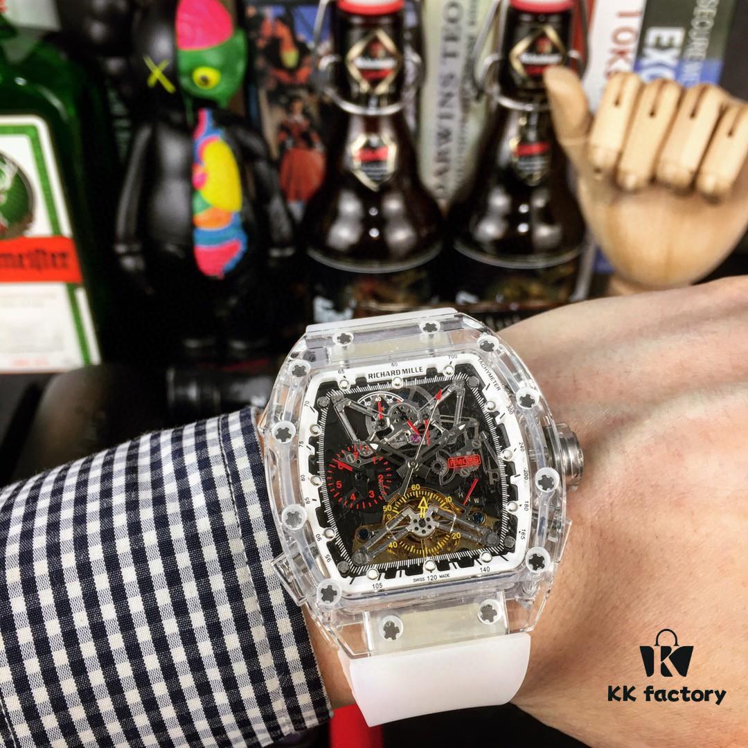 Richard Mille RM011-FM Series Limited Edition Fully Transparent Multi-Function Mechanical Watch