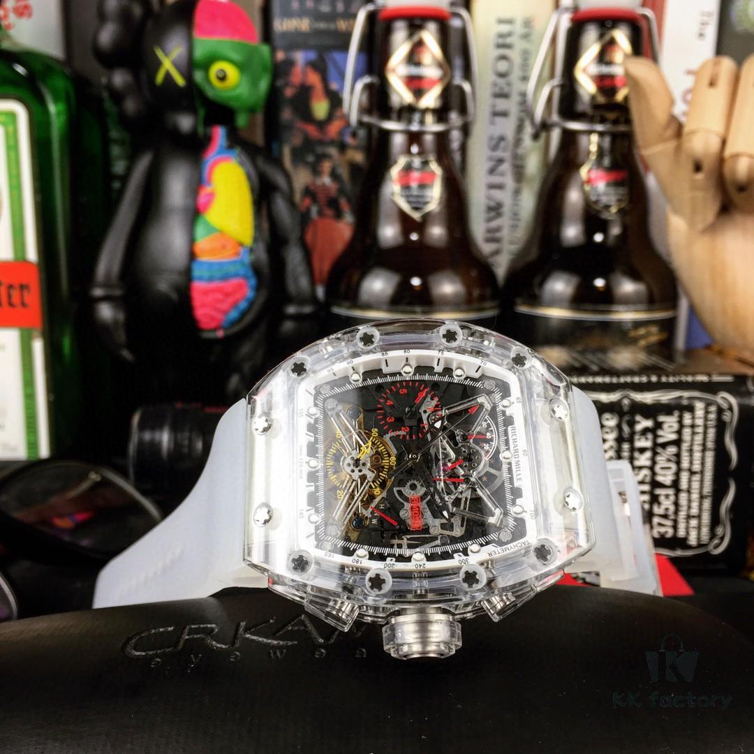 Richard Mille RM011-FM Series Limited Edition Fully Transparent Multi-Function Mechanical Watch