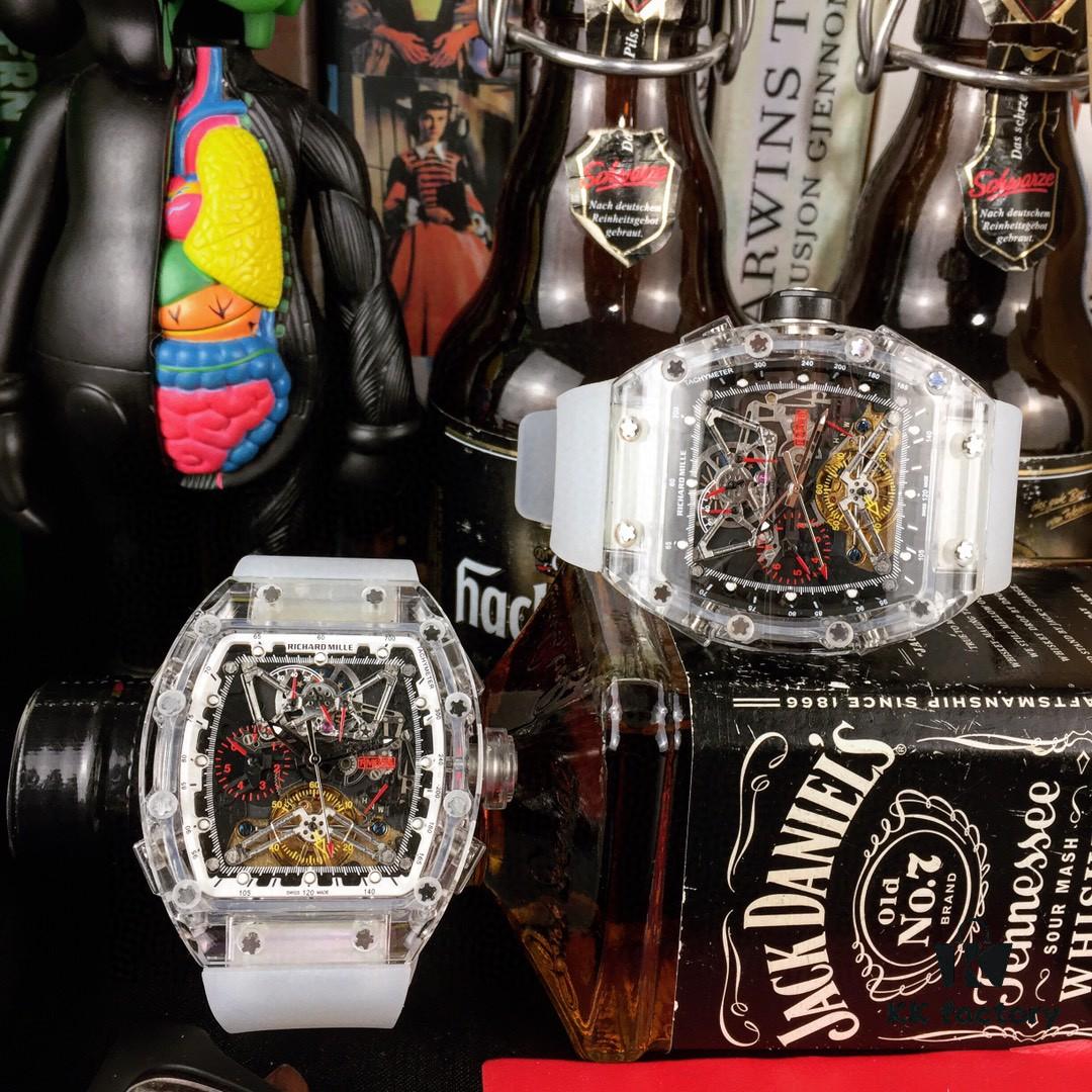 Richard Mille RM011-FM Series Limited Edition Fully Transparent Multi-Function Mechanical Watch