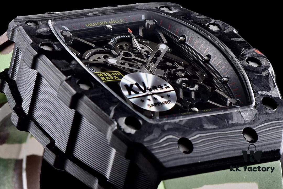 KV Brand New Richard Miller RM-35 Strongest Imported Original Carbon Fiber "V3" Upgraded Version