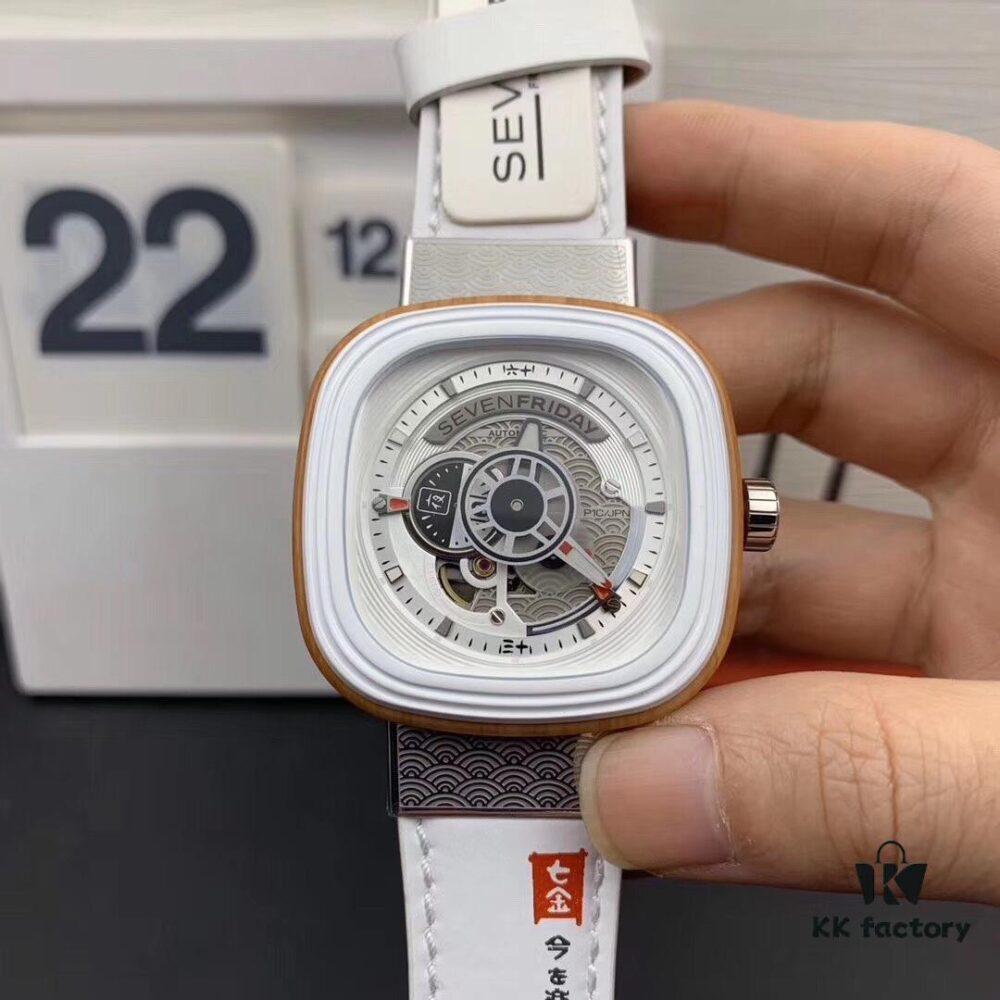 Seven Friday Japanese Cherry Blossom White Ceramic Case