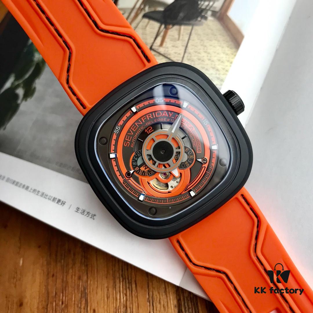 SEVENFRIDAY /07 KUKA III Makes a Dazzling Debut with Striking Black and Orange Colors