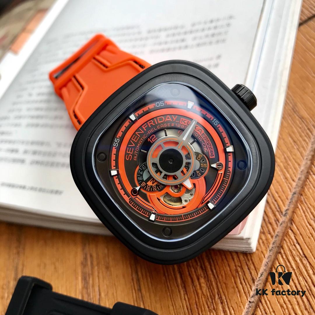 SEVENFRIDAY /07 KUKA III Makes a Dazzling Debut with Striking Black and Orange Colors