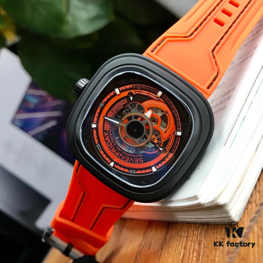 SEVENFRIDAY /07 KUKA III Makes a Dazzling Debut with Striking Black and Orange Colors