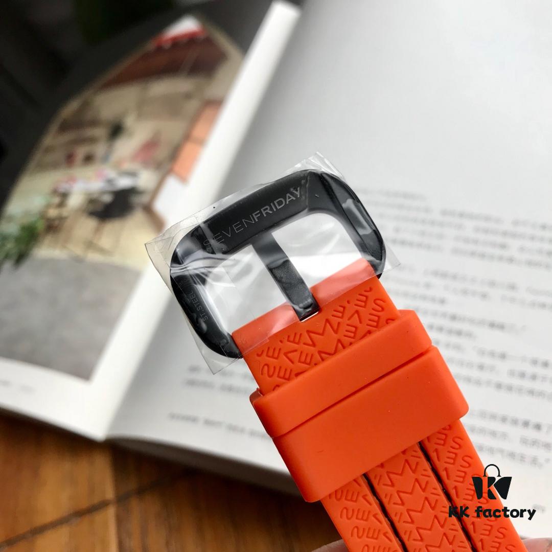 SEVENFRIDAY /07 KUKA III Makes a Dazzling Debut with Striking Black and Orange Colors