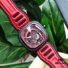 Original Design! New Arrival 2018! Seven Friday's Latest Model! Hot Seller! ~ Diameter 47mm x 13mm, Imported Waterproof Calf Leather Combined with Rubber Strap, Innovative Design Inspired by Red Racing Teams