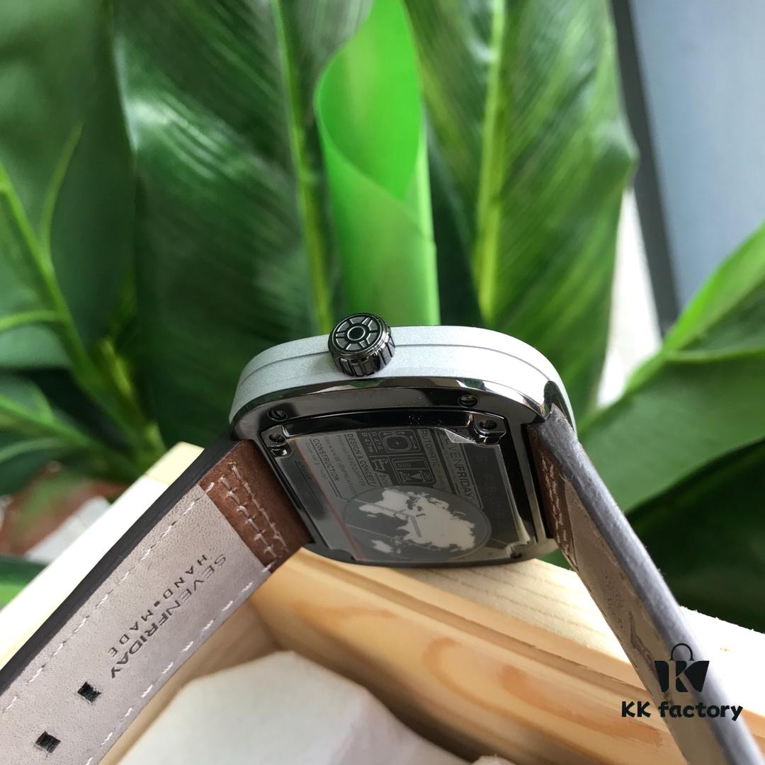 SevenFriday SF-B/01 Original Order Men's Mechanical Watch with Miyota 82S7 Movement, 47*13mm Case, Genuine Accessories Included