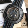 New Arrival in Stock! SevenFriday SF-B/02 Bullrush Really 2017 Limited Edition Luxury Watch with Unique Disc Design Replacing Hands, 3D Full Appearance