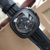 New Arrival in Stock! SevenFriday SF-B/02 Bullrush Really 2017 Limited Edition Luxury Watch with Unique Disc Design Replacing Hands, 3D Full Appearance