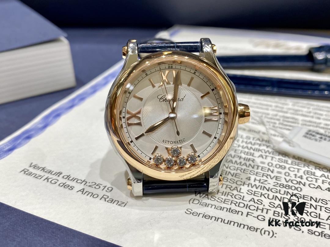 Exclusive Worldwide! Chopard Happy Diamonds 33mm New Arrival – Perfect Size, Elegant and Radiant