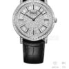 Piaget Altiplano Series Men's Leather Strap Watch with Baguette and Round Diamonds