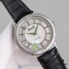 Piaget Altiplano Series Men's Leather Strap Watch with Baguette and Round Diamonds
