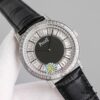 Piaget Altiplano Series Men's Leather Strap Watch with Baguette and Round Diamonds