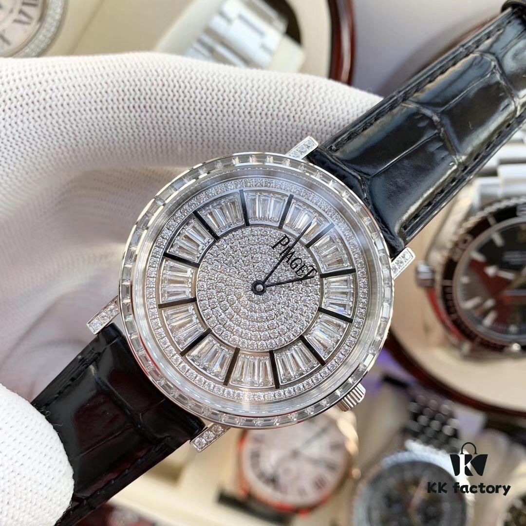 Piaget Altiplano Square Diamond Full-Pavé V1 Luxury Automatic Mechanical Men's Watch