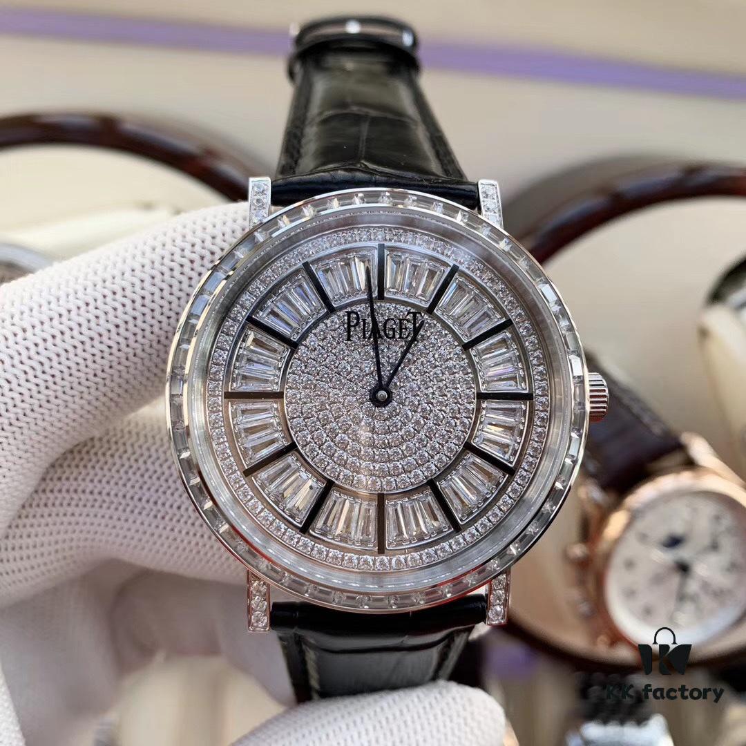 Piaget Altiplano Square Diamond Full-Pavé V1 Luxury Automatic Mechanical Men's Watch