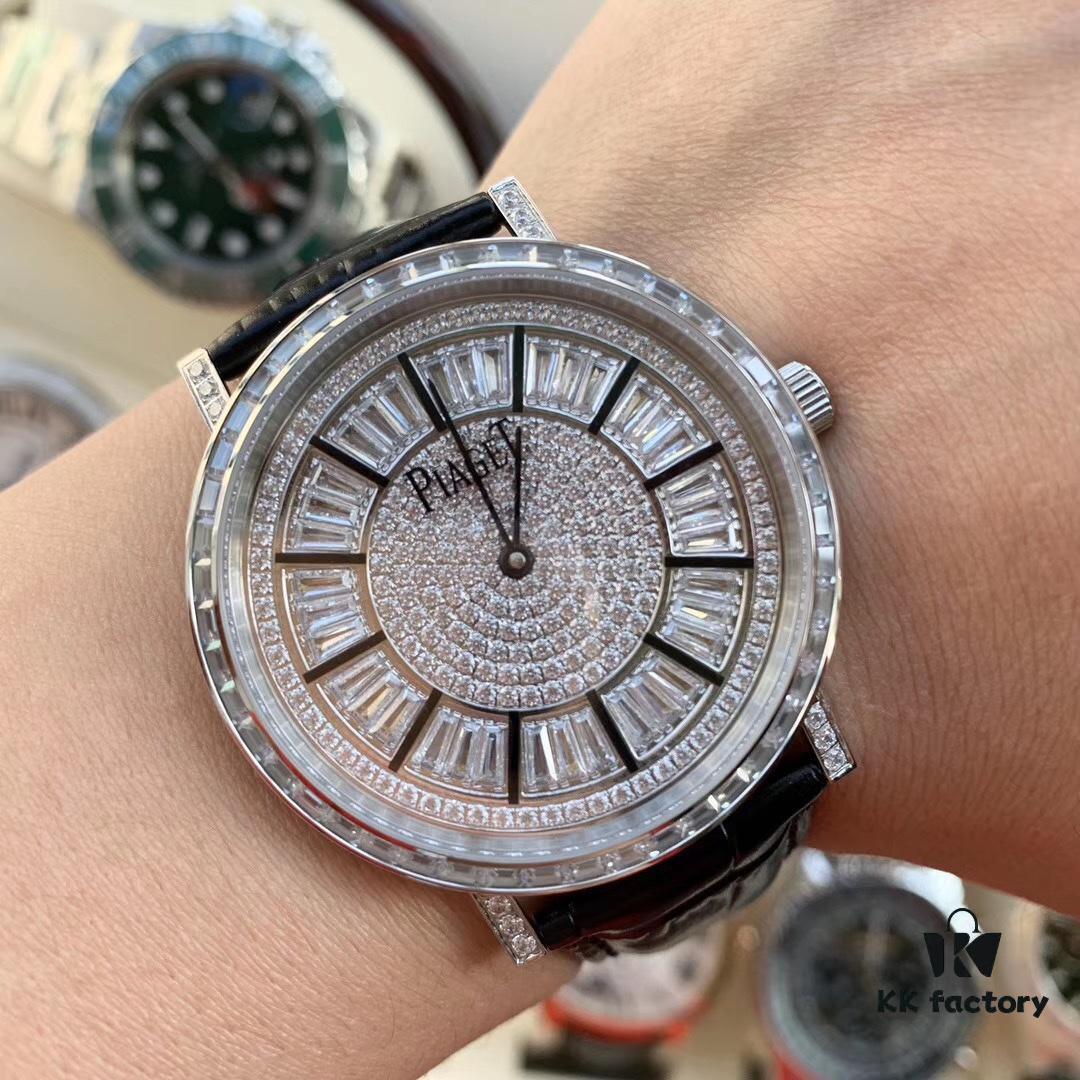 Piaget Altiplano Square Diamond Full-Pavé V1 Luxury Automatic Mechanical Men's Watch