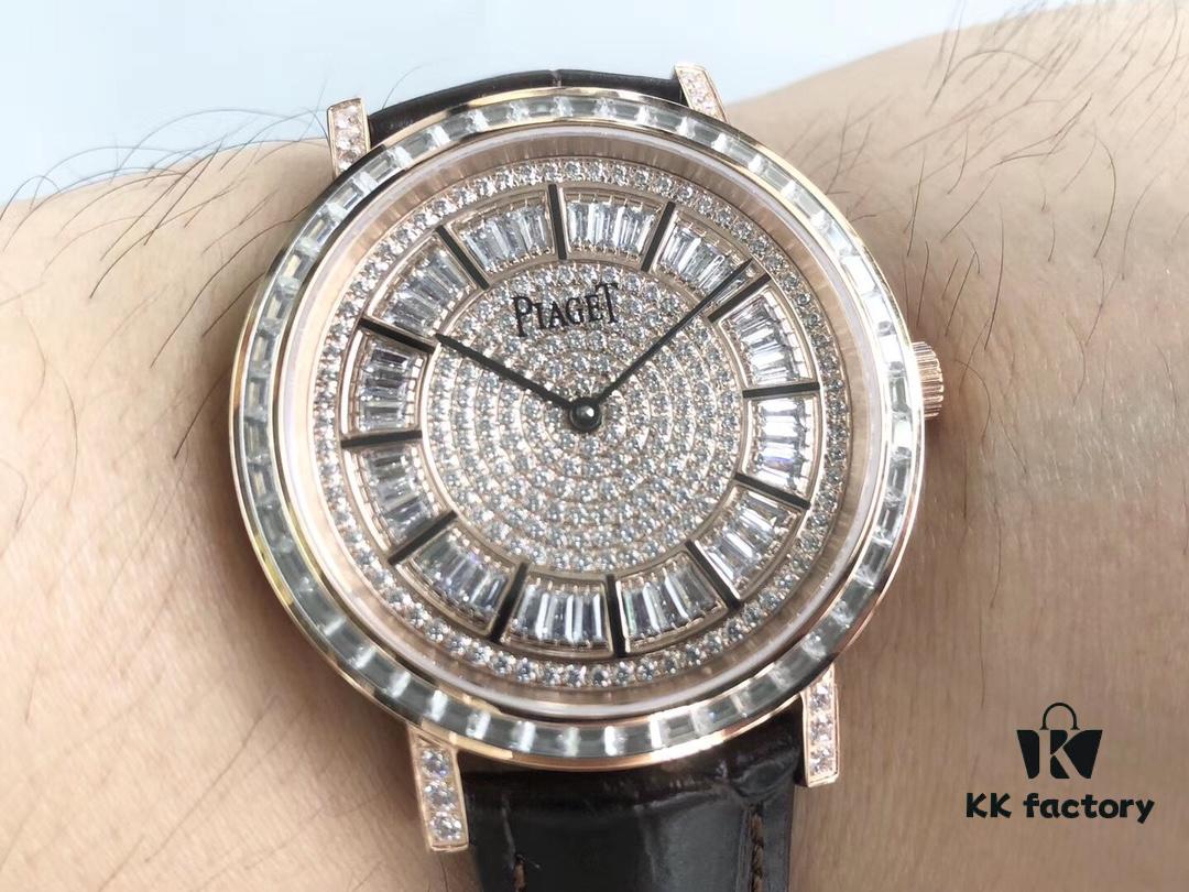 Piaget Extremely Rare Ultimate Ultra-Thin Full Diamond Series