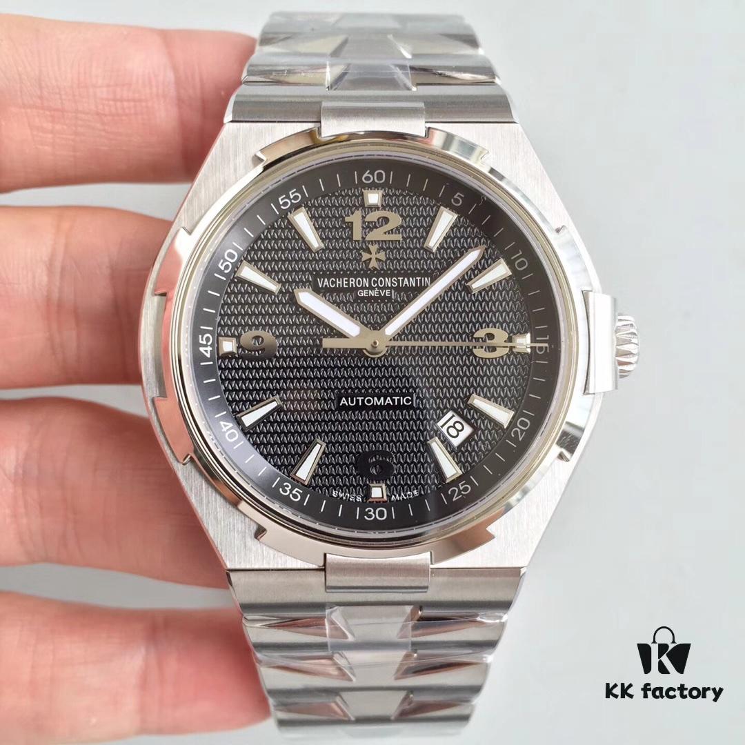 JJ Production VC Vacheron Constantin Overseas Series Classic Sports Watch Top Replica Version 42mm Stainless Steel Case Sapphire Crystal Glass with Diving Luminous Original Imported 9015 Automatic Mechanical Movement Stainless Steel Bracelet Comfortably Fits Wrist