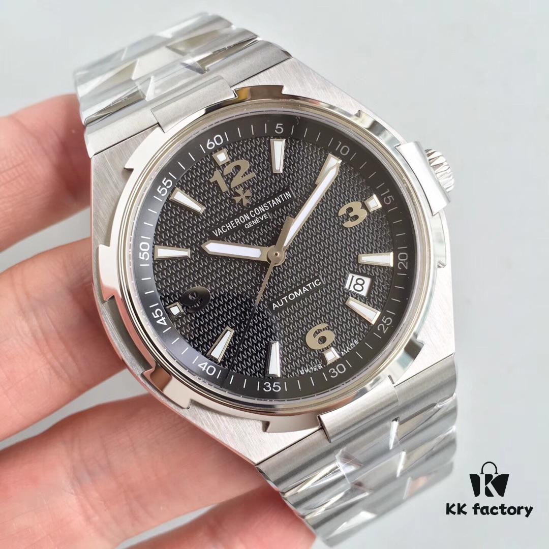 JJ Production VC Vacheron Constantin Overseas Series Classic Sports Watch Top Replica Version 42mm Stainless Steel Case Sapphire Crystal Glass with Diving Luminous Original Imported 9015 Automatic Mechanical Movement Stainless Steel Bracelet Comfortably Fits Wrist