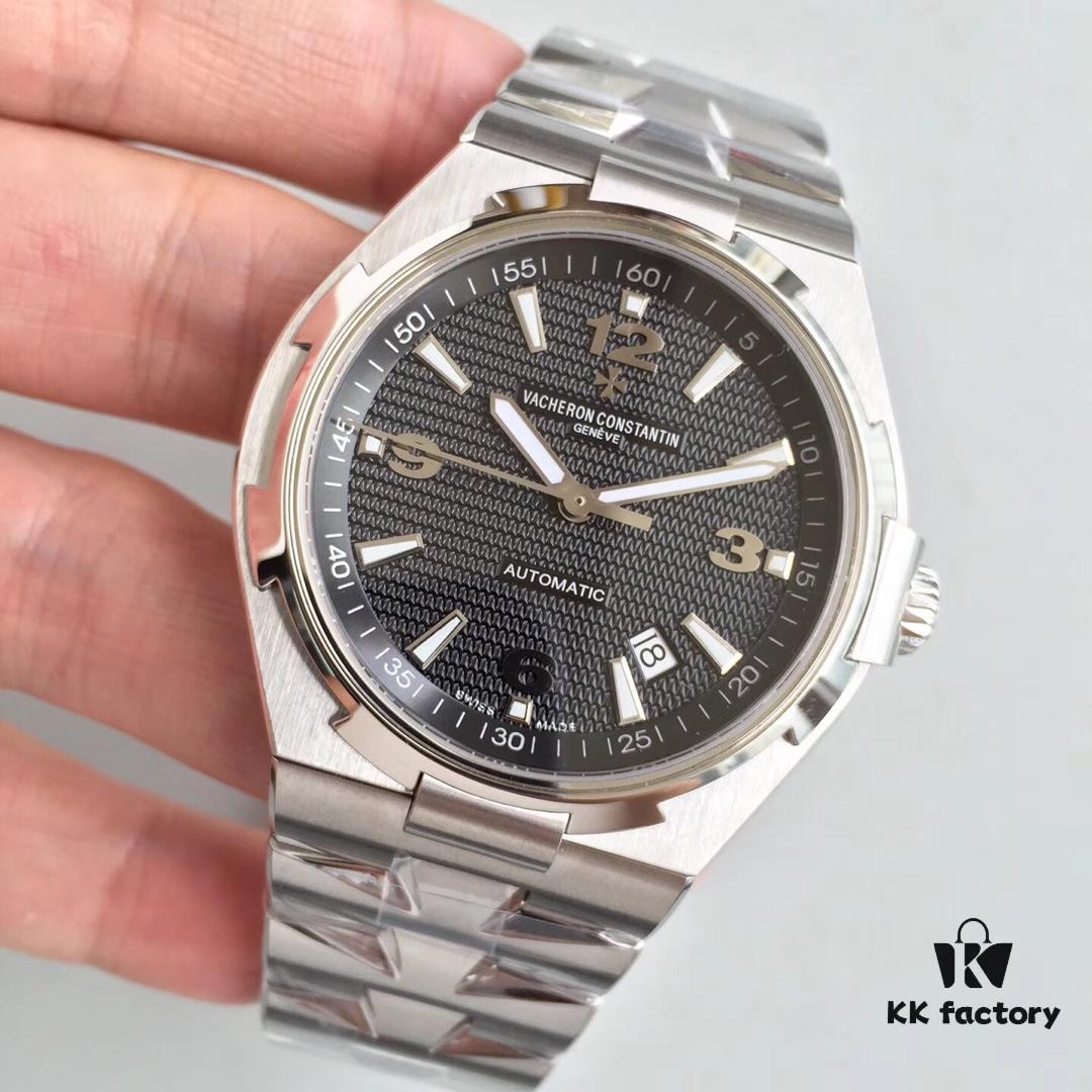 JJ Production VC Vacheron Constantin Overseas Series Classic Sports Watch Top Replica Version 42mm Stainless Steel Case Sapphire Crystal Glass with Diving Luminous Original Imported 9015 Automatic Mechanical Movement Stainless Steel Bracelet Comfortably Fits Wrist