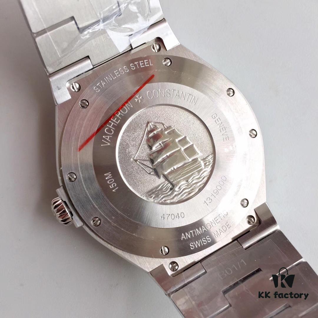JJ Production VC Vacheron Constantin Overseas Series Classic Sports Watch Top Replica Version 42mm Stainless Steel Case Sapphire Crystal Glass with Diving Luminous Original Imported 9015 Automatic Mechanical Movement Stainless Steel Bracelet Comfortably Fits Wrist