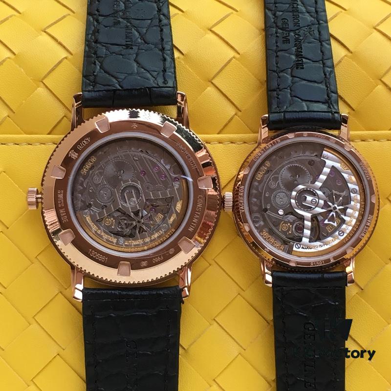 Top Market Version Vacheron Constantin PATRIMONIA Collection Unisex Couple's Watch Model 43076-OOOP-9875 Equipped with Imported 9015 Movement Modified to Replicate Original Vacheron Constantin Cal.1120 - Men's Diameter 41mm, Women's 33mm, Thickness 8mm