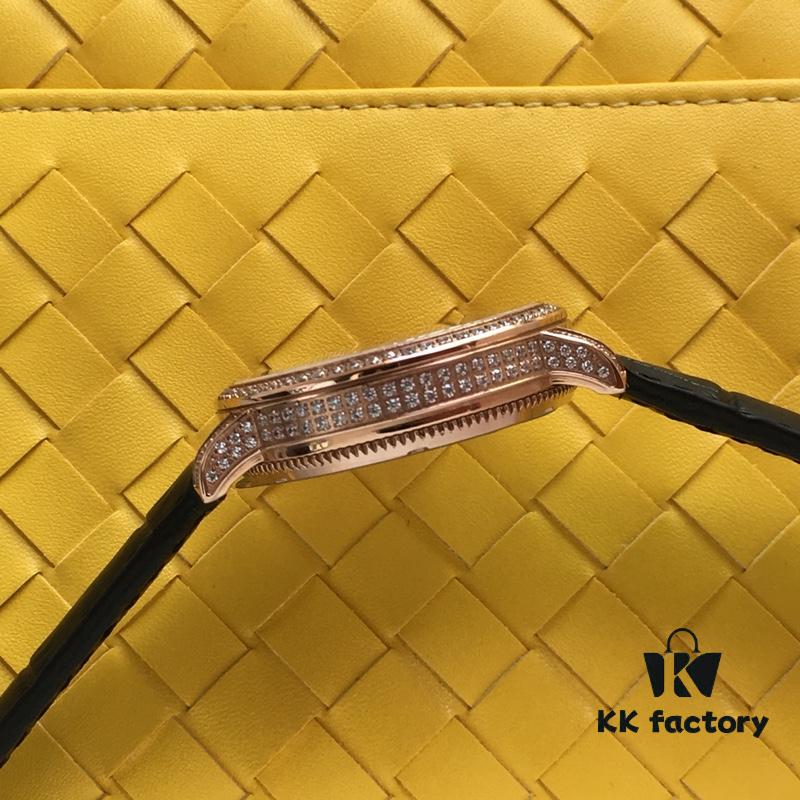 Top Market Version Vacheron Constantin PATRIMONIA Collection Unisex Couple's Watch Model 43076-OOOP-9875 Equipped with Imported 9015 Movement Modified to Replicate Original Vacheron Constantin Cal.1120 - Men's Diameter 41mm, Women's 33mm, Thickness 8mm