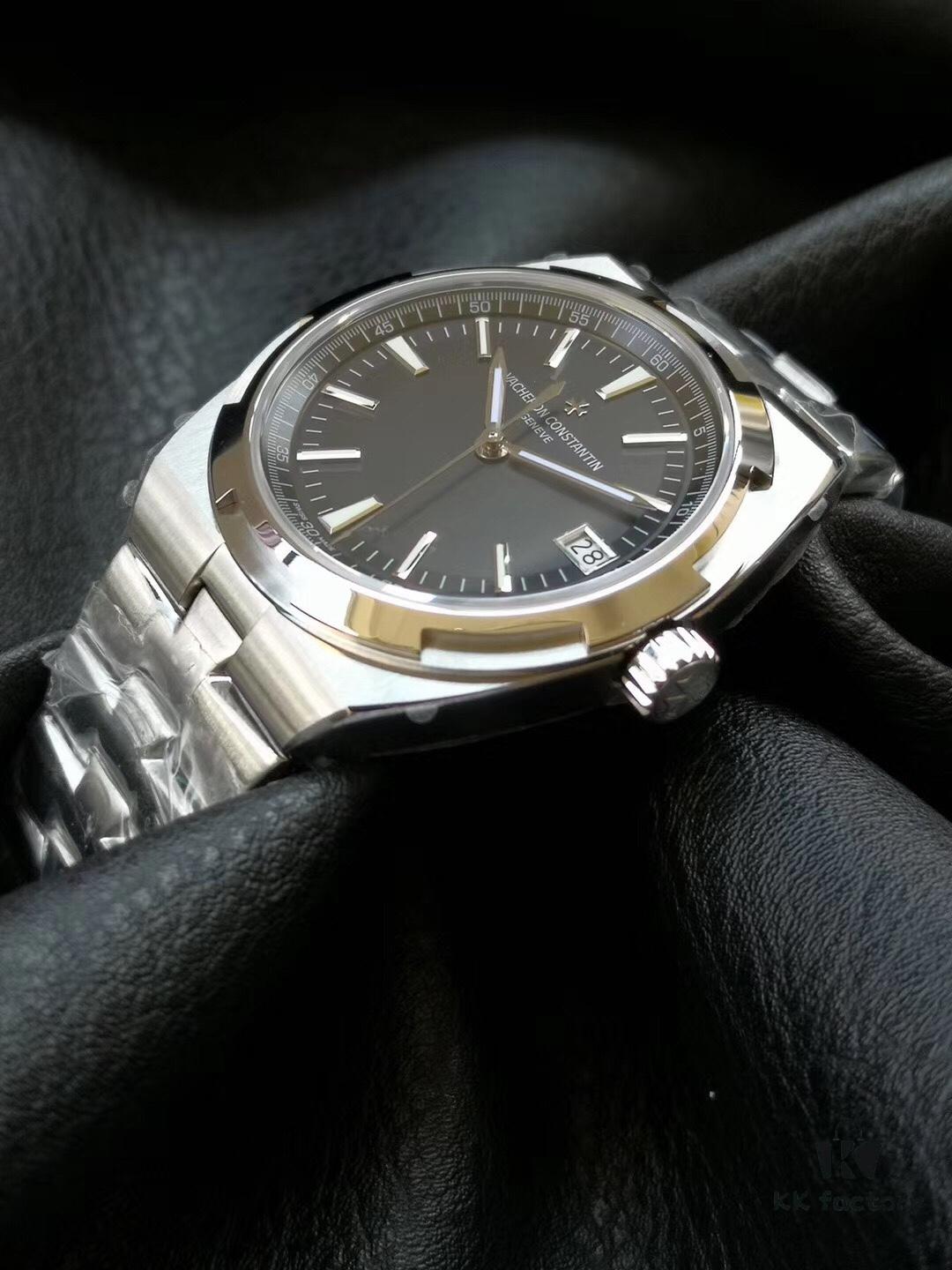 8F Luxury: Vacheron Constantin Overseas Tourbillon 4500V/110A-B126 Watch (Stainless Steel - Silver Dial with Sunburst Satin Silk Finish, Velvet-Like Smooth Bezel, 18K Gold Hour Markers, Hands with White Luminescent Coating, Custom 5100 Fully Automatic Movement, 41mm), Dedicated to the Bold and Resolute Traveler, Heaven Protects the Globe