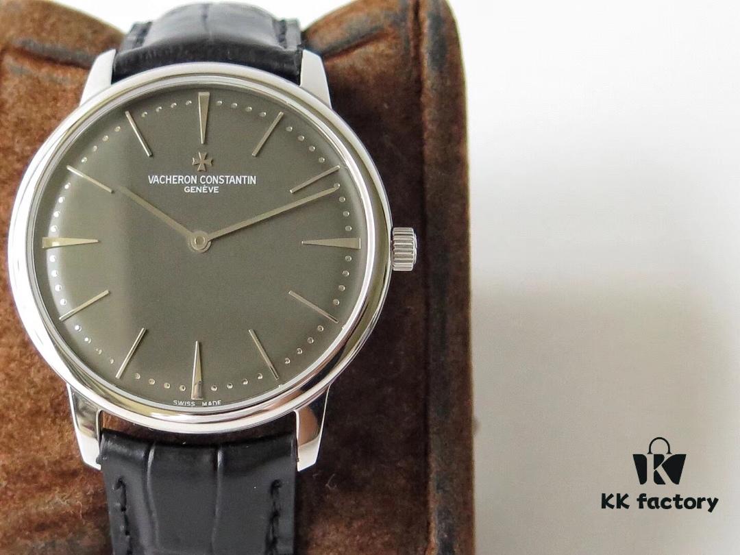 KZ's Ultra-Thin Masterpiece – Vacheron Constantin Patrimony Series 81180 Ultra-Thin Watch, 40mm x 6.8mm, Manual Movement Conversion, World's Thinnest Replica
