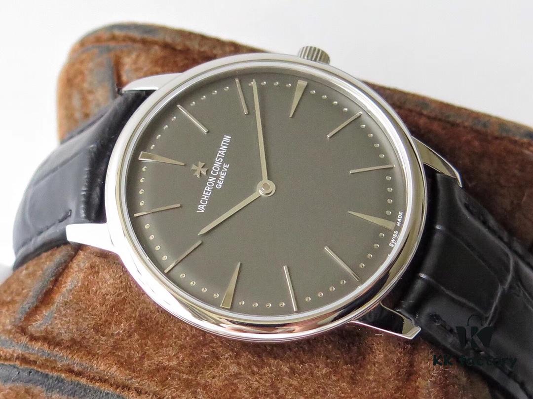 KZ's Ultra-Thin Masterpiece – Vacheron Constantin Patrimony Series 81180 Ultra-Thin Watch, 40mm x 6.8mm, Manual Movement Conversion, World's Thinnest Replica