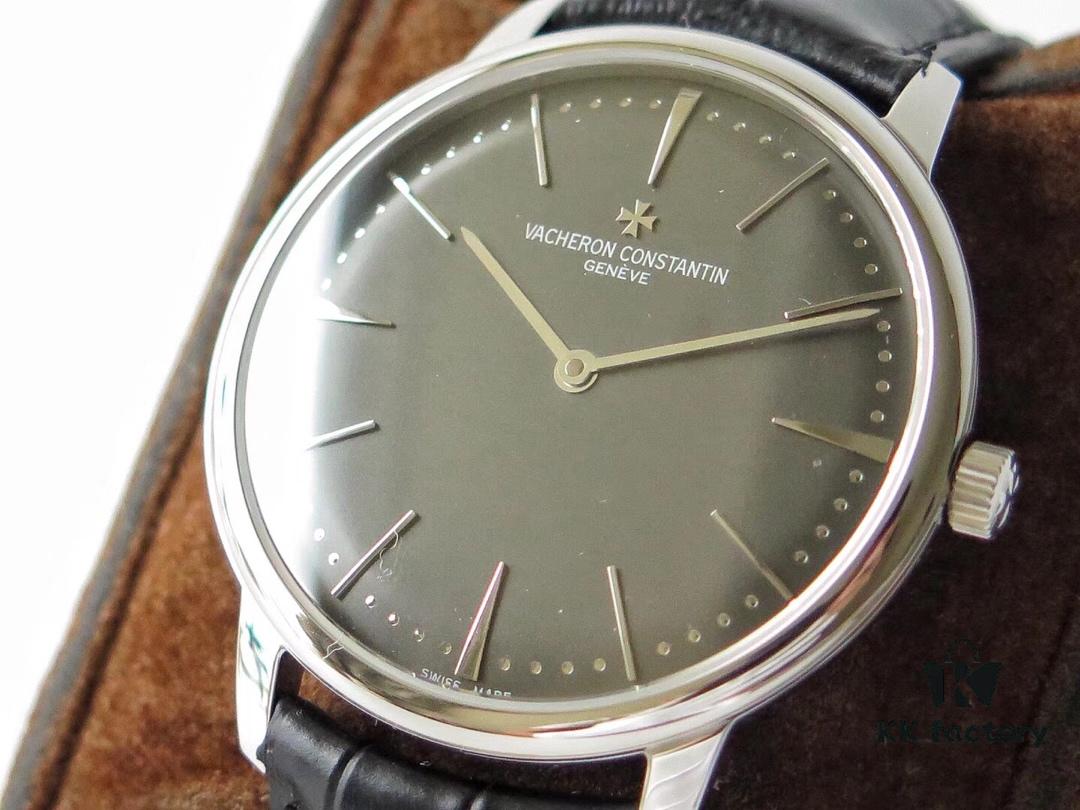 KZ's Ultra-Thin Masterpiece – Vacheron Constantin Patrimony Series 81180 Ultra-Thin Watch, 40mm x 6.8mm, Manual Movement Conversion, World's Thinnest Replica