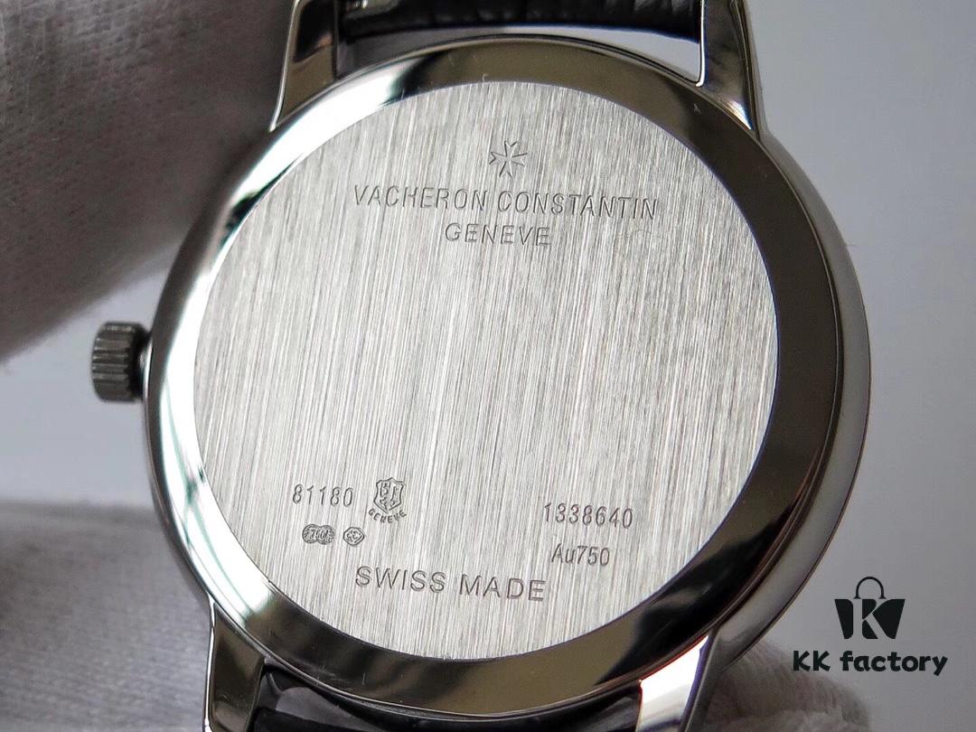 KZ's Ultra-Thin Masterpiece – Vacheron Constantin Patrimony Series 81180 Ultra-Thin Watch, 40mm x 6.8mm, Manual Movement Conversion, World's Thinnest Replica