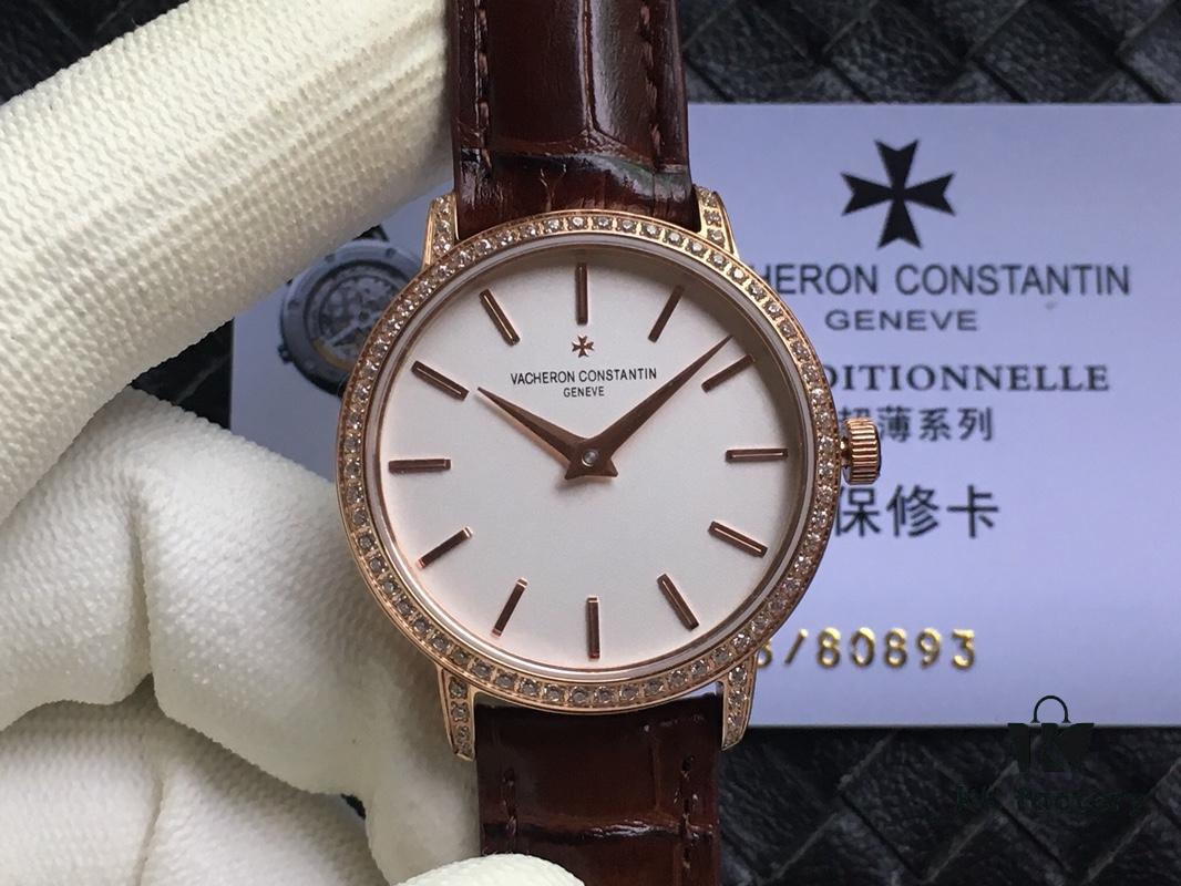 Top Version, New Year Celebration Model, Vacheron Constantin PATRIMONY Heritage Series, Men's and Women's Couple Watch, Model 43076-OOOP-9875, Equipped with Imported 9015 Modified Replica of Original Vacheron Constantin Cal.1120 Movement, Men's Diameter 41mm, Women's 33mm, Thickness 8mm, Each Watch Movement Has an Independent Serial Number (Real Shot, No Photoshop)