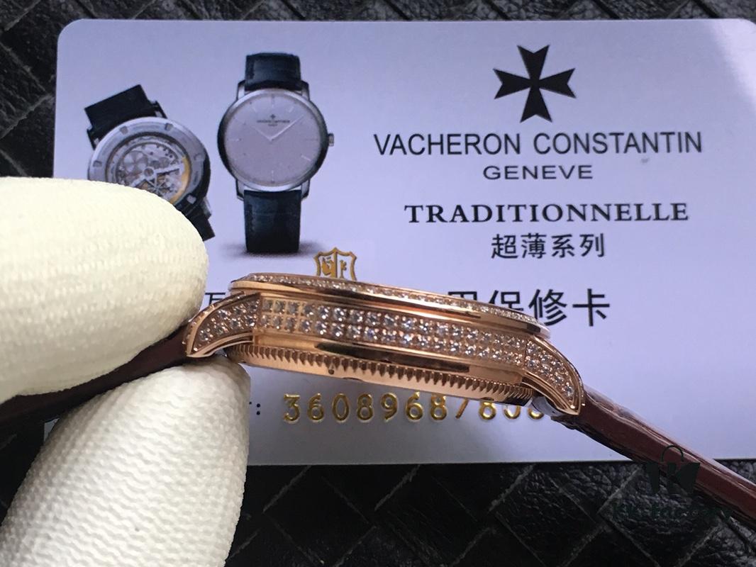 Top Version, New Year Celebration Model, Vacheron Constantin PATRIMONY Heritage Series, Men's and Women's Couple Watch, Model 43076-OOOP-9875, Equipped with Imported 9015 Modified Replica of Original Vacheron Constantin Cal.1120 Movement, Men's Diameter 41mm, Women's 33mm, Thickness 8mm, Each Watch Movement Has an Independent Serial Number (Real Shot, No Photoshop)