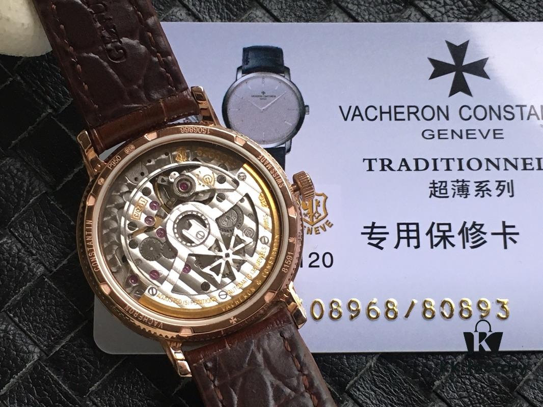 Top Version, New Year Celebration Model, Vacheron Constantin PATRIMONY Heritage Series, Men's and Women's Couple Watch, Model 43076-OOOP-9875, Equipped with Imported 9015 Modified Replica of Original Vacheron Constantin Cal.1120 Movement, Men's Diameter 41mm, Women's 33mm, Thickness 8mm, Each Watch Movement Has an Independent Serial Number (Real Shot, No Photoshop)