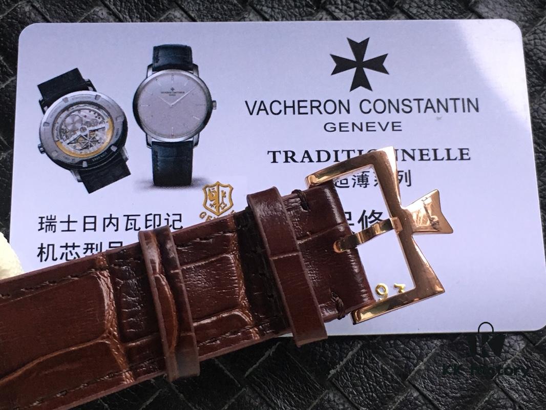 Top Version, New Year Celebration Model, Vacheron Constantin PATRIMONY Heritage Series, Men's and Women's Couple Watch, Model 43076-OOOP-9875, Equipped with Imported 9015 Modified Replica of Original Vacheron Constantin Cal.1120 Movement, Men's Diameter 41mm, Women's 33mm, Thickness 8mm, Each Watch Movement Has an Independent Serial Number (Real Shot, No Photoshop)